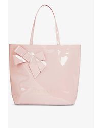 Ted Baker - Nicon Large Icon Vinyl Tote Bag - Lyst