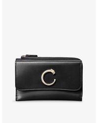 Cartier - Panthère C Zip Leather Card Holder - Lyst