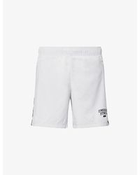 GYMSHARK - Varsity 7In Logo-Print Woven Shorts - Lyst