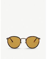 Giorgio Armani - Ar101m Acetate Round-frame Sunglasses - Lyst