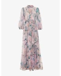 Phase Eight - Liyah Floral-Print Woven Maxi Dress - Lyst