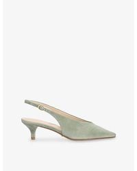Dune - Credibility Slingback Suede Courts - Lyst