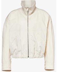 Lemaire - Double-layered Funnel-neck Cotton Jacket - Lyst