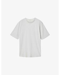 AllSaints - Figure Regular-Fit Short-Sleeve Cotton T-Shirt - Lyst