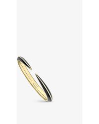 Shaun Leane - Sabre Deco Vermeil Yellow-gold And Sterling Silver Cuff Bangle - Lyst
