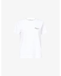 Givenchy - Logo-Print Round-Neck Cotton-Jersey T-Shirt - Lyst
