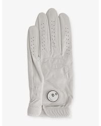 Malbon - Branded Leather Golf Gloves - Lyst