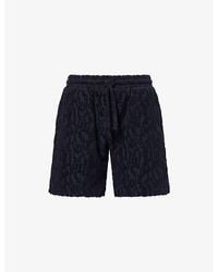 Raith - Fausto Flocked Cotton-Blend Shorts - Lyst