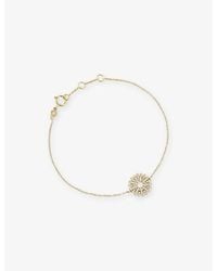 Astley Clarke - Rising Sun 14Ct- And 0.145Ct Diamond Bracelet - Lyst