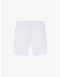 BOSS - Straight-Leg Slim-Fit Stretch-Woven Shorts - Lyst