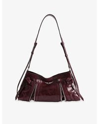 Zadig & Voltaire - Madison Mini Patent-Leather Shoulder Bag - Lyst