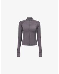 ADANOLA - Gloss Long-Sleeves Stretch-Woven Top - Lyst