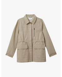 Reiss - Brooklyn Patch-pocket Cotton Jacket - Lyst