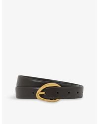 Reiss - Sammy Leather Belt - Lyst