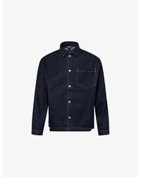 7 For All Mankind - Regular-Fit Denim Overshirt - Lyst