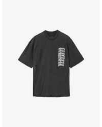 AllSaints - Repeat Graphic-Print Cotton T-Shirt - Lyst
