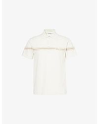 Burberry - Brand-Embroidered Concealed-Button Cotton Polo Shirt - Lyst