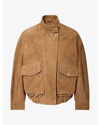 Charoux - Tunnel Aviator Suede Jacket - Lyst