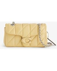 COACH - Tabby 20 Logo-plaque Quilted Leather Cross-body Bag - Lyst