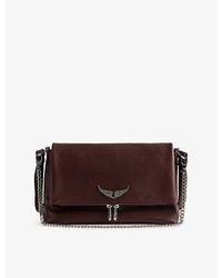 Zadig & Voltaire - Rocky Ii Wing-Embellished Leather Cross-Body Bag - Lyst