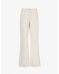 4th & Reckless - Liana Straight-leg Mid-rise Woven Trousers - Lyst