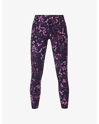 Sweaty Betty - Power 7/8 Workout Abstract-Pattern Stretch-Jersey Leggings - Lyst