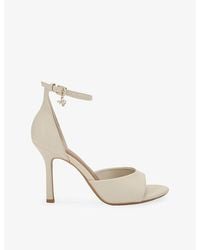 KG by Kurt Geiger - Sabrina Faux-Leather Heeled Sandals - Lyst