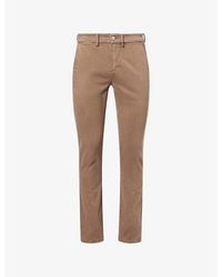 7 For All Mankind - Slimmy Chino Straight-Leg Stretch-Cotton Blend Trousers - Lyst