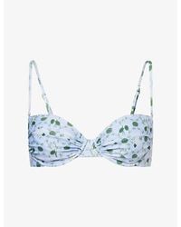 VERANDAH - Floral Underwired Bikini Top - Lyst