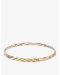 BVLGARI - Tubogas 18Ct, And Rose- Necklace - Lyst