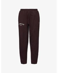 GYMSHARK - Lifting Club Two-Slip-Pockets Straight-Leg High-Rise Cotton-Blend Jogging Bottoms - Lyst