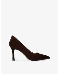 Carvela Kurt Geiger - Corletta Heeled Suede Courts - Lyst