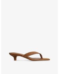 Steve Madden - Tracie Suede Heeled Sandals - Lyst