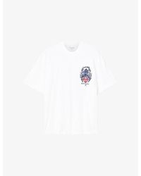 AllSaints - Scimitar Graphic-Print Cotton T-Shirt - Lyst