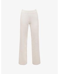 House Of Cb - Andie Relaxed-Fit Knitted Trousers - Lyst
