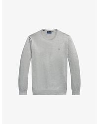 Polo Ralph Lauren - Long-Sleeved Crewneck Cotton Jumper - Lyst