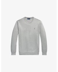 Polo Ralph Lauren - Long-Sleeved Crewneck Cotton Jumper - Lyst