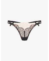 Agent Provocateur - Vitoria G-String Lace Thong - Lyst