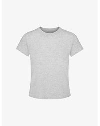 Skims - Relaxed Tees Round-Neck Cotton-Blend T-Shirt - Lyst