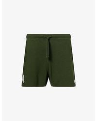 Stone Island - X New Balance Badge Drawstring Cotton-Jersey Shorts - Lyst
