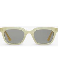 Gentle Monster - Musee Yc8 Square-frame Branded-arm Acetate Sunglasses - Lyst