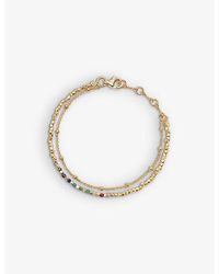 Astley Clarke - Fine Biography 18Ct And Gemstone Bracelet - Lyst