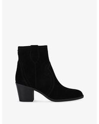 Carvela Kurt Geiger - Salvetti Suede Heeled Ankle Boots - Lyst