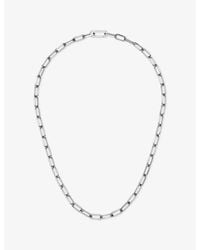Missoma - Classic Paperclip Platinum Pvd-Plated Stainless Steel Chain Necklace - Lyst
