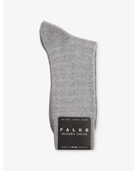 FALKE - Modern Tailor Cotton-Blend Socks - Lyst