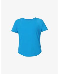 Sweaty Betty - Breathe Easy Running Short-Sleeve Stretch-Woven T-Shirt - Lyst