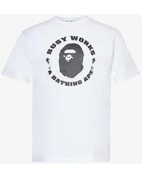 A Bathing Ape - Camo Cotton-jersey T-shirt - Lyst