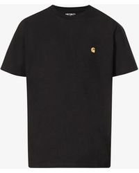 Carhartt WIP - Chase Brand-embroidered Cotton-jersey T-shirt - Lyst