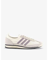 adidas - Cream Lilac Vy Sl 72 Suede And Mesh Low-top Trainers - Lyst