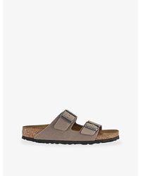 Birkenstock - Arizona Two-Strap Suede Sandals - Lyst
